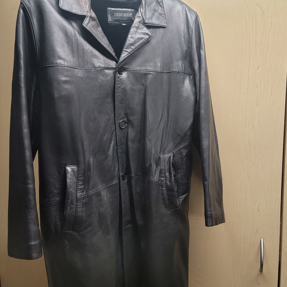 XL Leather Coat